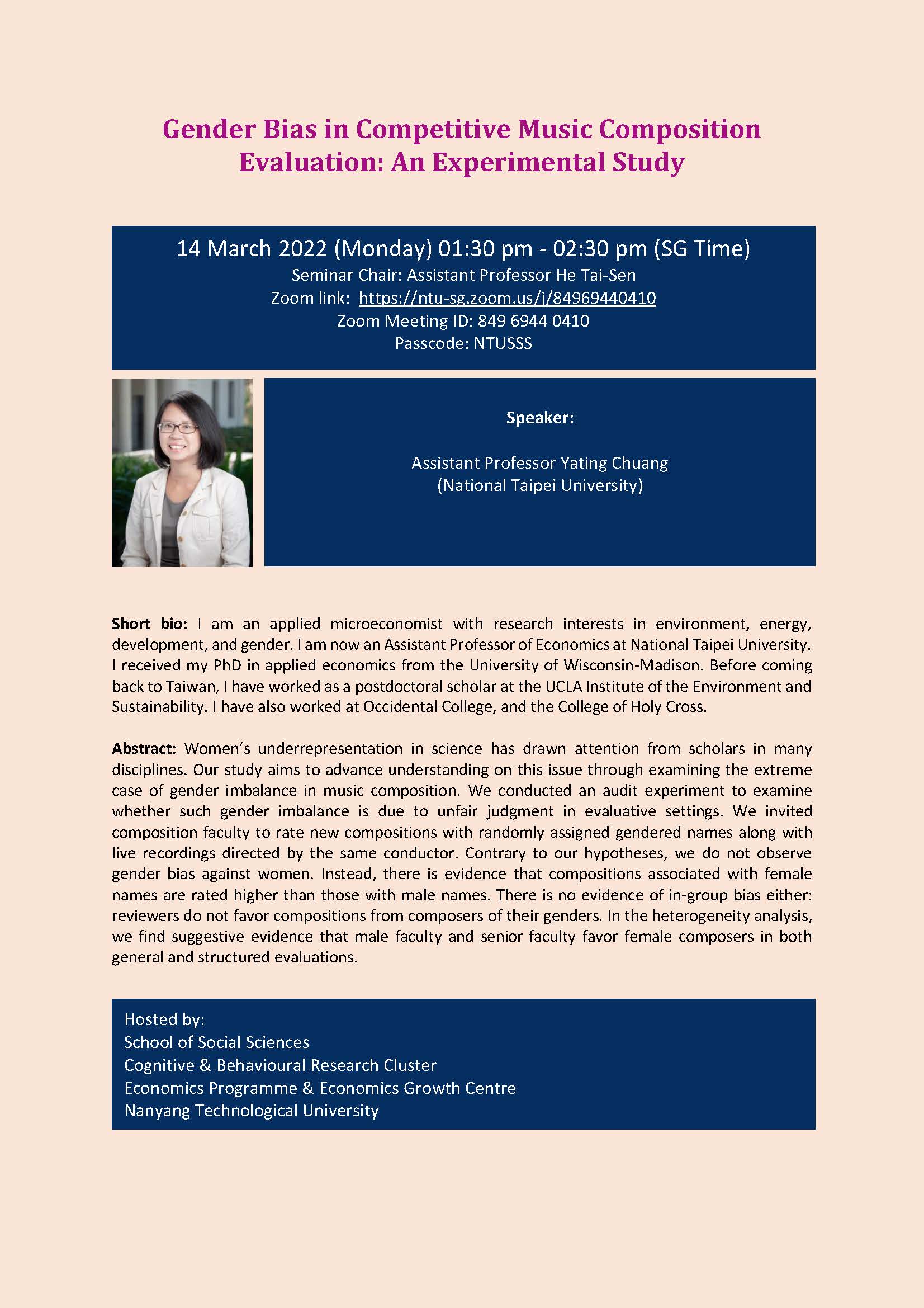 cognitive and behavioural research, gender bias, music