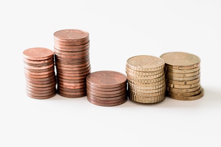 coins showing financial growth