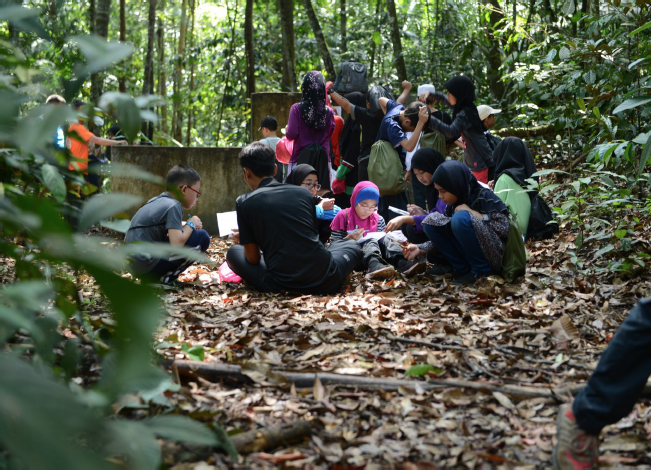 Junior Ecology Camp carried out by IKIM in Bangi, Malaysia