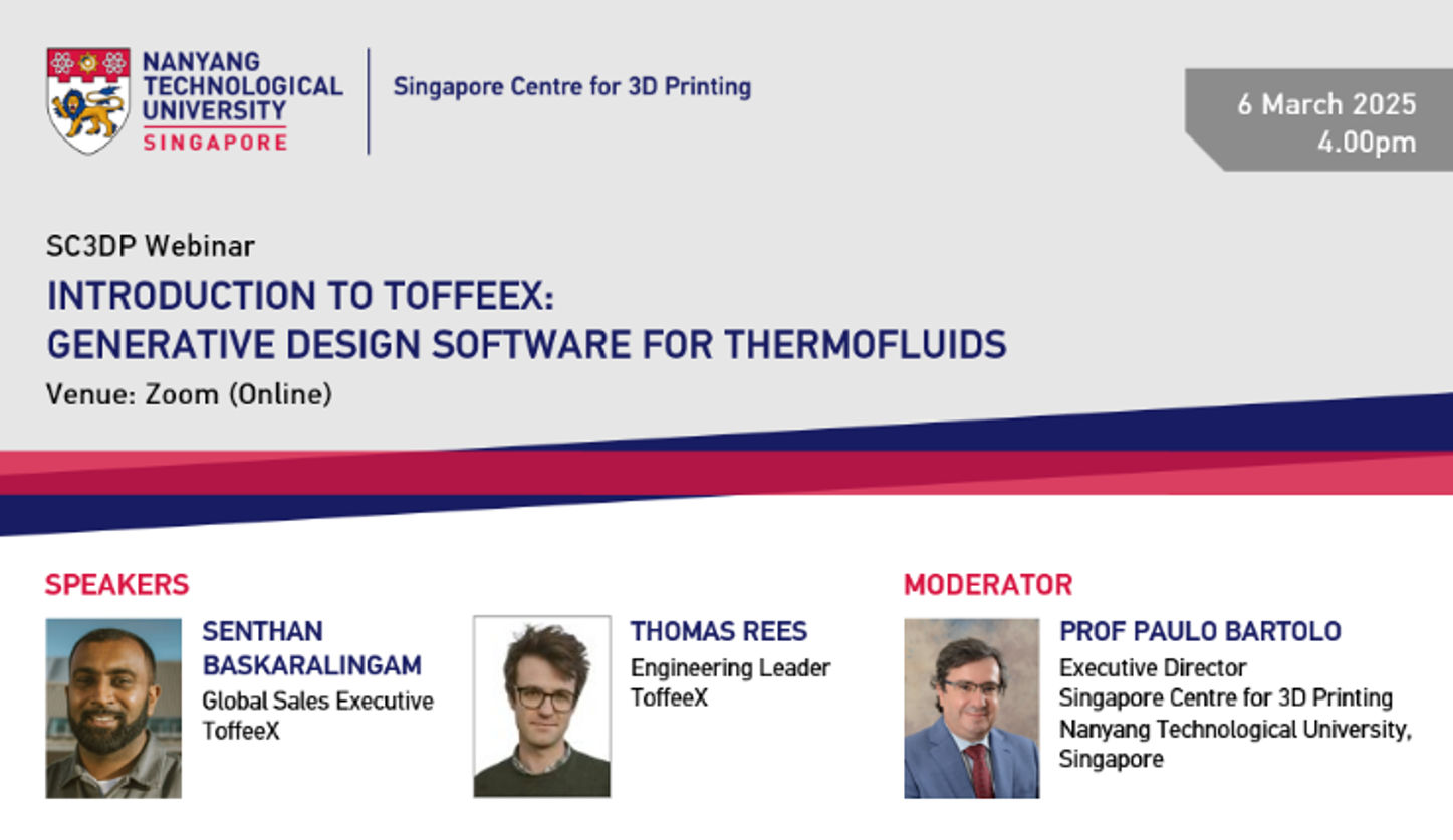 ToffeeX, Mr Thomas Rees in SC3DP, NTU