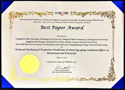 Best paper award