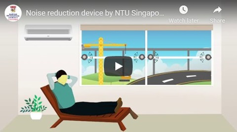 Noise reduction device by NTU Singapore