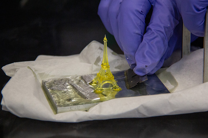 3D printed polymer sample