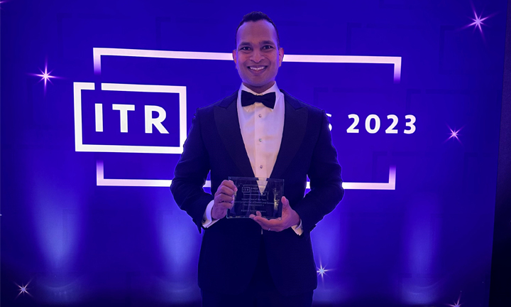 NBS alumnus Vikna Rajah at the International Tax Review Asia-Pacific Tax Awards 2023