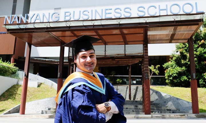 Harmith Singh outside NBS