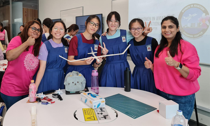 NTU MAE alumna Rachel Marie at workshop