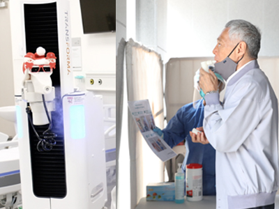 PM Lee using TracieX breathlyser