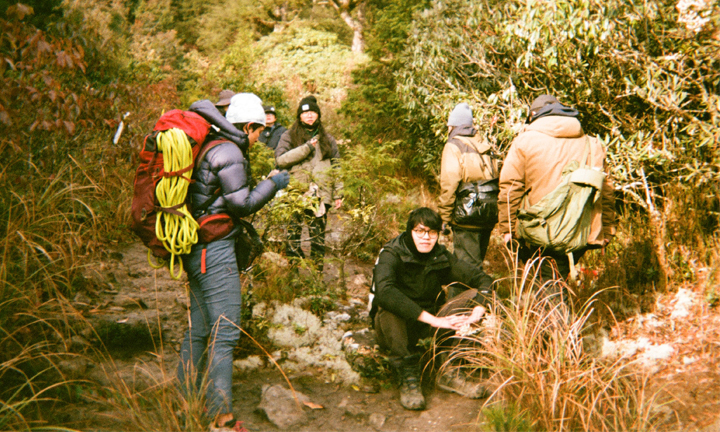 Alumnus Chiang Wei Liang on the Mongrel filming set
