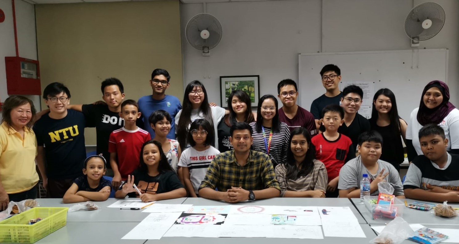Samuel Fong volunteering at HCHF