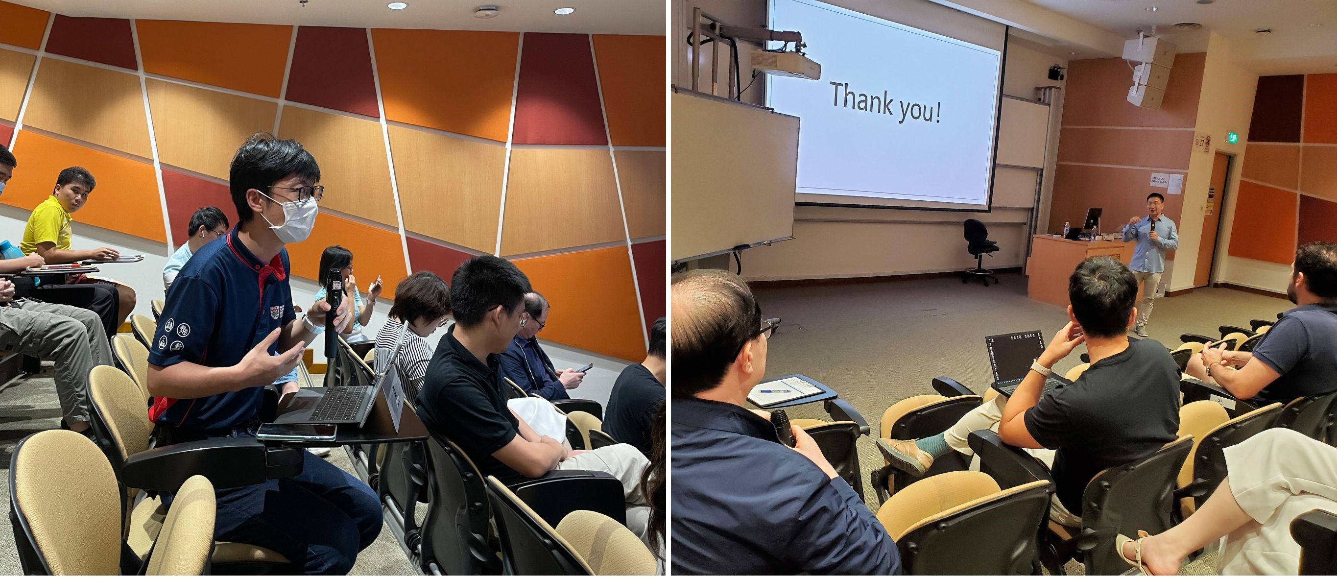 QnA during IAS SPMS Seminar by Prof Li Baowen