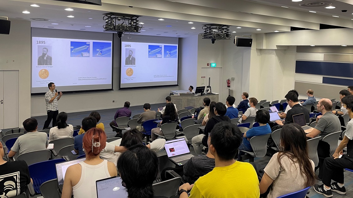Professor Wong provided a historical overview of classical theory and the development of X-rays