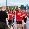 18 Big finishing smiles despite the rain