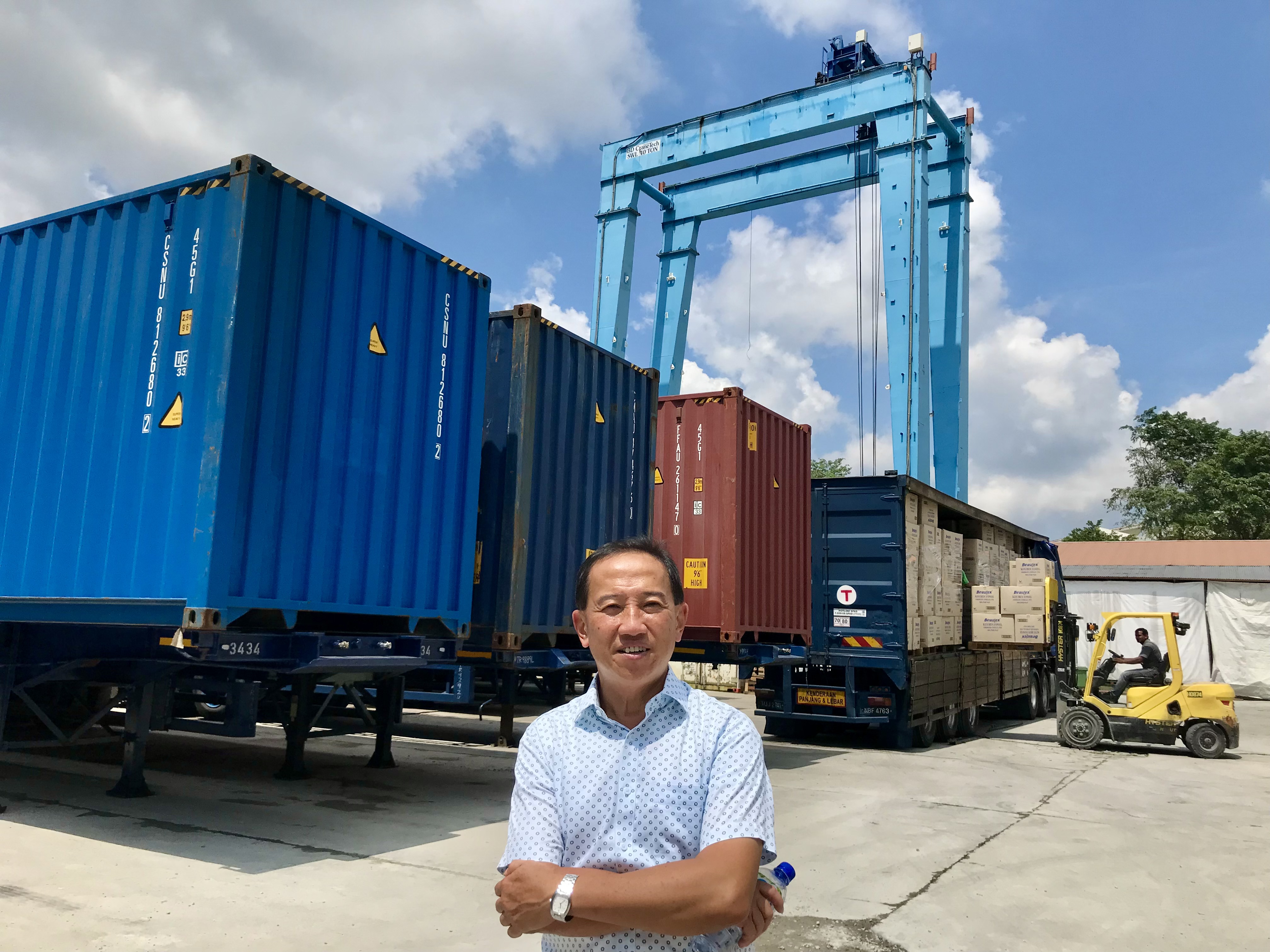 Founder of BD CraneTech Pte Ltd and Chairman of NTU Business and Community Partners (BCP) Programme, Mr Jeffrey Lim Pang Hern