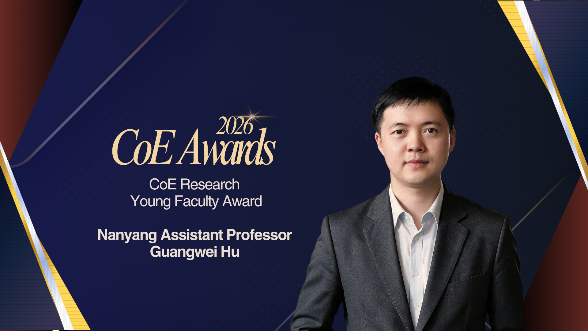 CoE Awards 2026 Prof Hu - CoE Awards