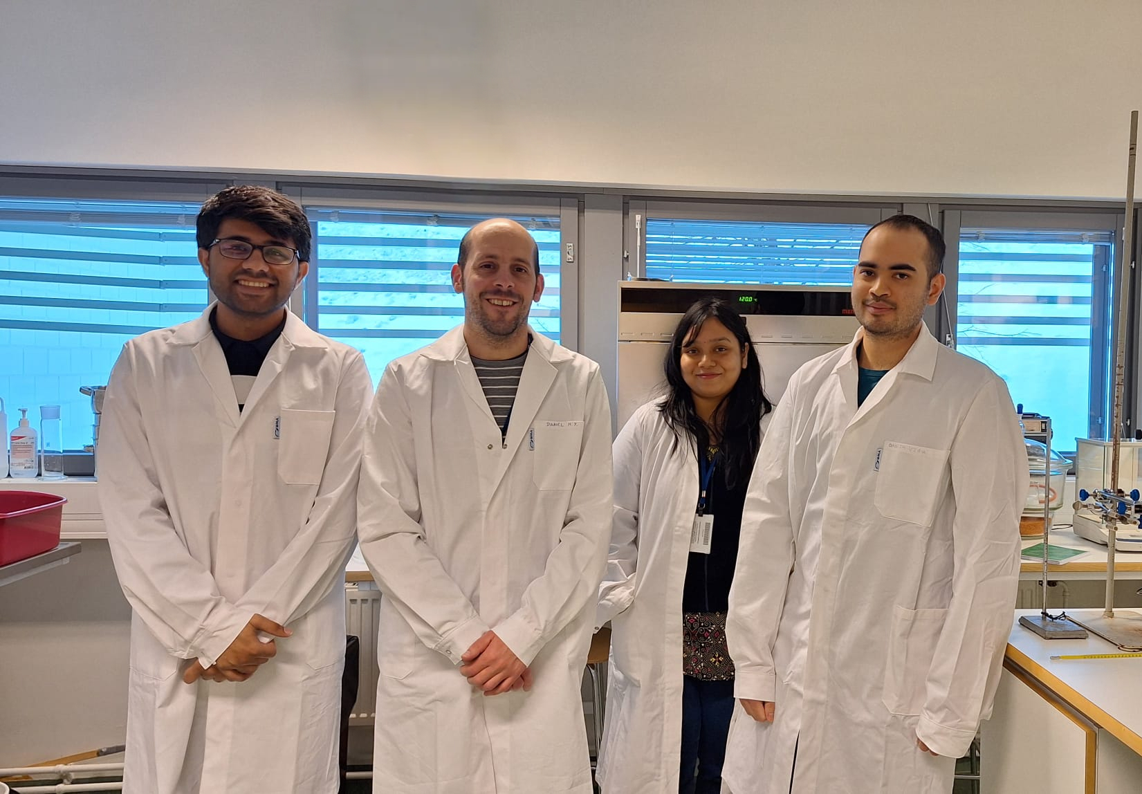 Group of Researchers in the lab