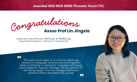 Assoc Prof Lin Jingxia