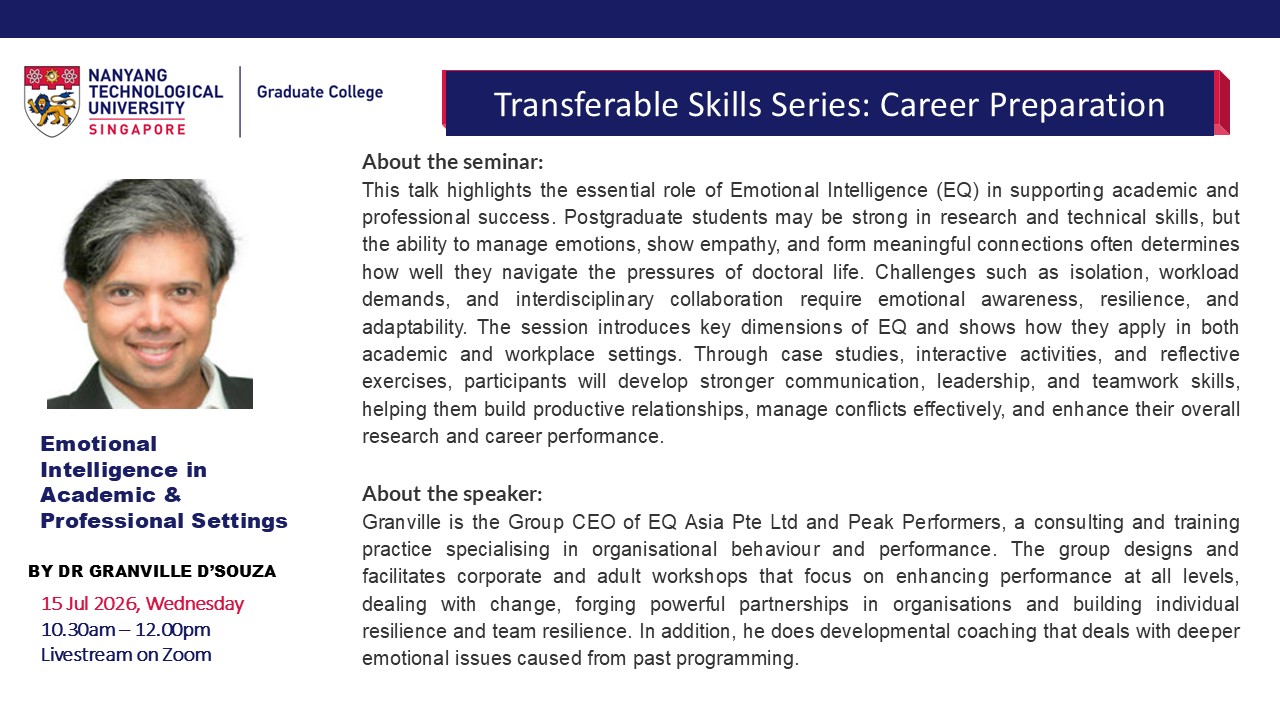 Emotional Intelligence in Academic & Professional Settings