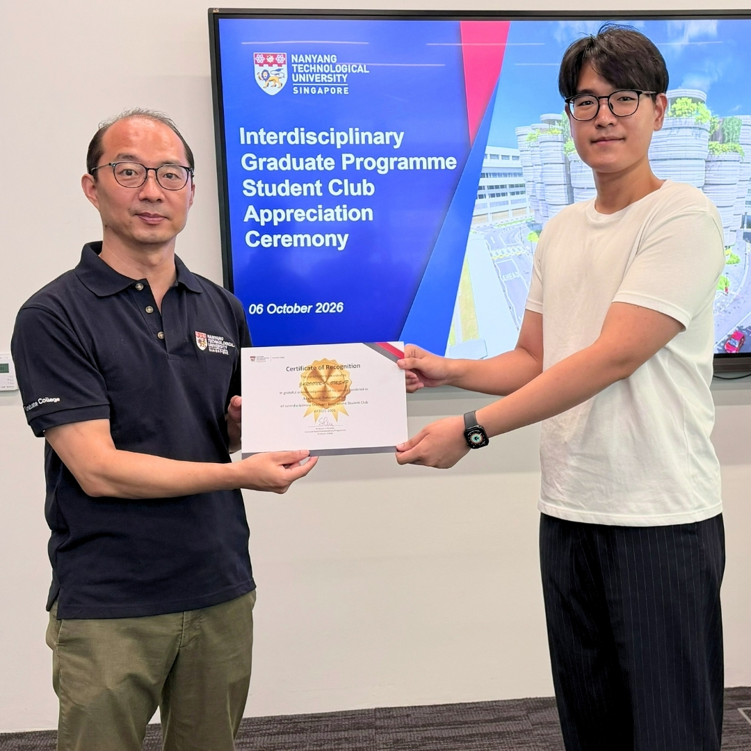 IGP Student Club Appreciation 4 prize presentation