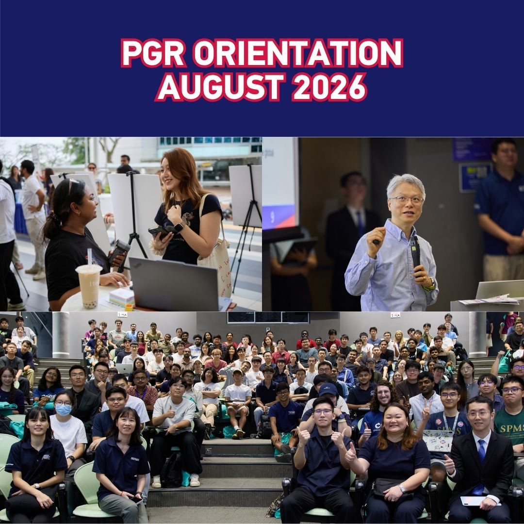 PGR Orientation 2026 PGR Orientation 2026 group photo