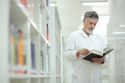 browsing a book