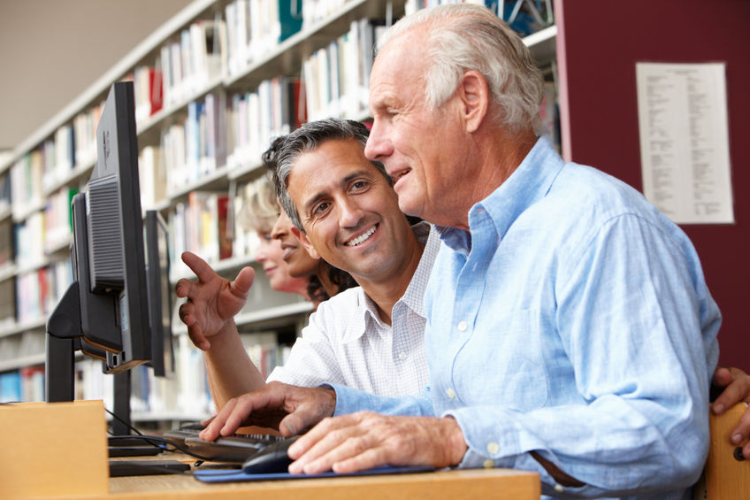 Elderly Studying