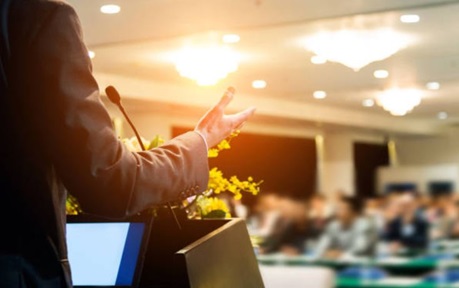 speaker at event