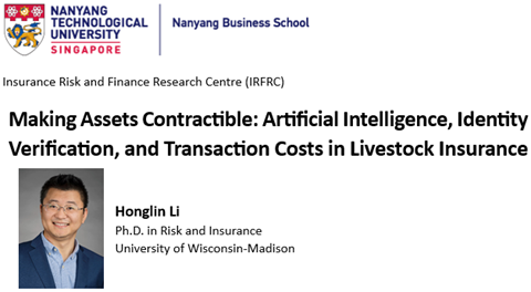 Making Assets Contractible Artificial Intelligence, Identity Verification, and Transaction Costs in Livestock Insurance