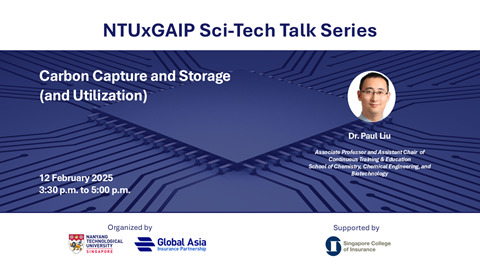 NTUxGAIP Sci-Tech Talk Series - Carbon Capture Storage