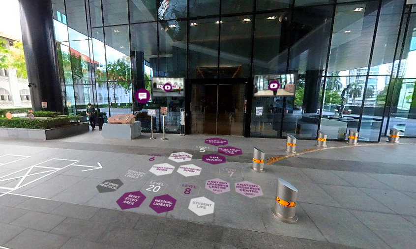 360 tours of the LKCMedicine Novena Campus was a highlight of the day