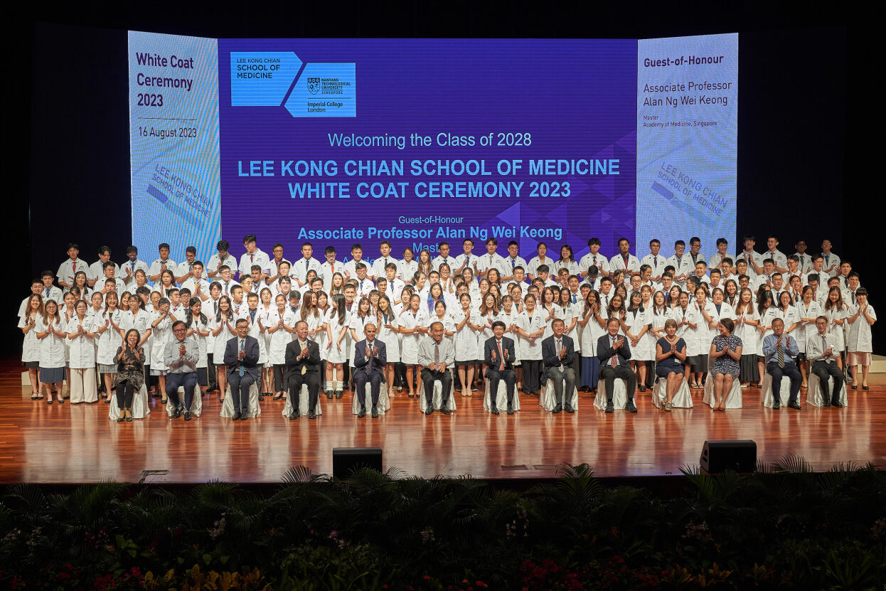 Group Shot Taken at White Coat Ceremony 2023