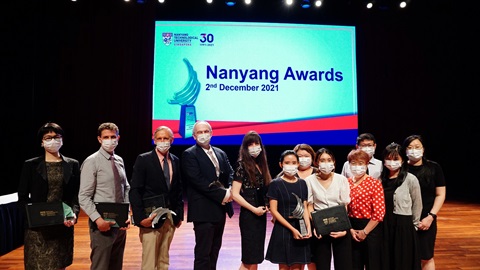 LKCMedicine's Outstanding achievements at Nanyang Awards 2021