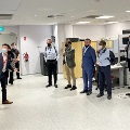 Mr Terry Teo sharing the progress achieved in situational awareness measurement in Human-Machine Interactions in the Radar Simulator lab.