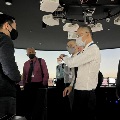 Mr Kevin Cheong taking questions on the ATMRI Tower Simulator