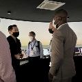 Mr Kevin Cheong taking questions on the ATMRI Tower Simulator