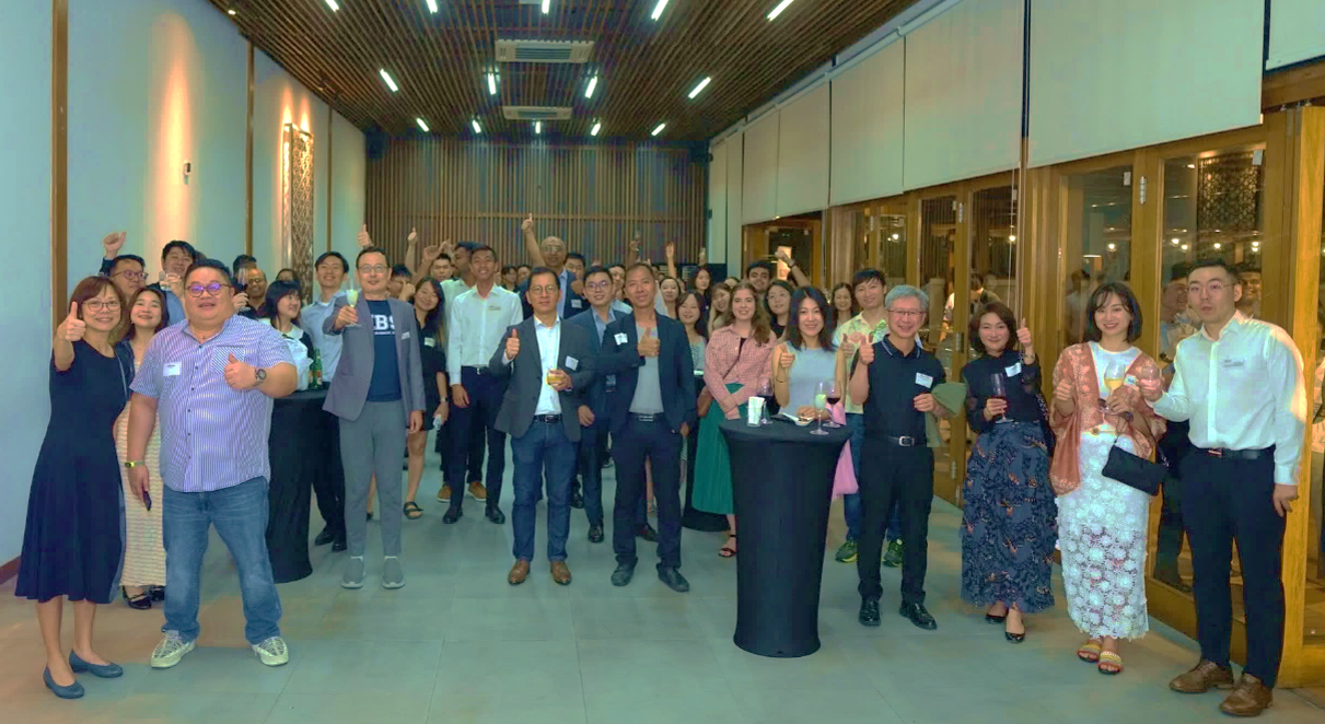 Aileen attending NBS Alumni networking event in Jakarta NBS Alumni and Students networking event in Jakarta.