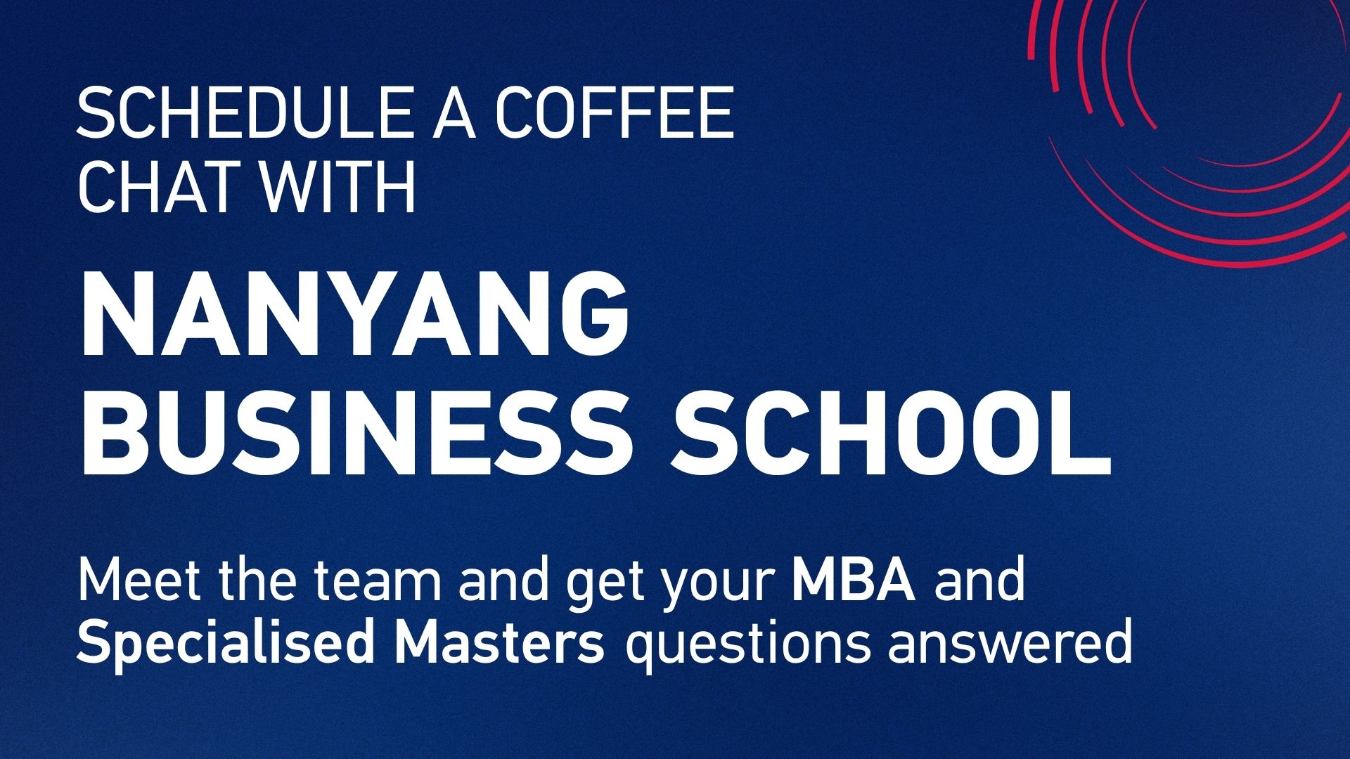 NBS Graduate Programmes Coffee Chats - Event Thumbnail