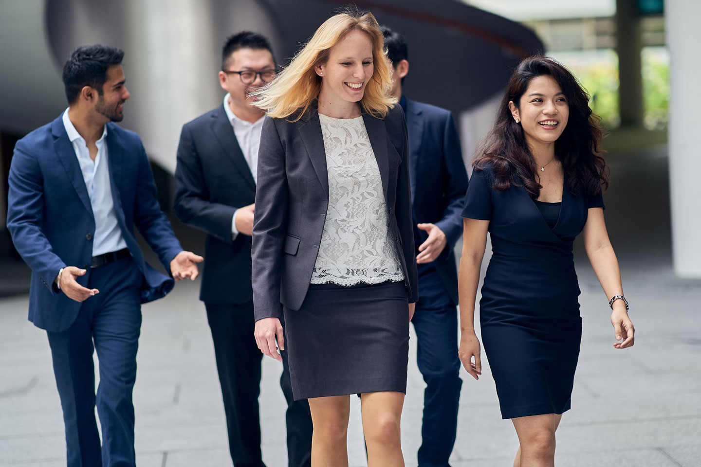 Nanyang MBA Students in Campus