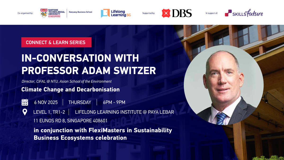 Connect & Learn | In-Conversation with Prof Adam Switzer