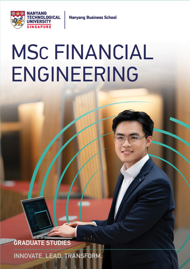 MSc Financial Engineering Brochure Cover