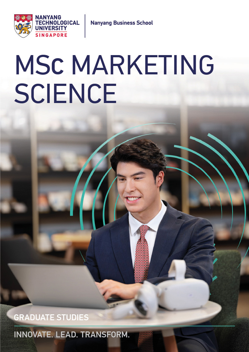MSc Marketing Science Brochure Cover