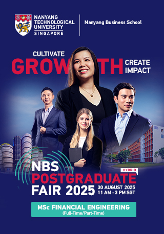 NBS Postgraduate Fair 2025 - MSc Financial Engineering Mobile Banner