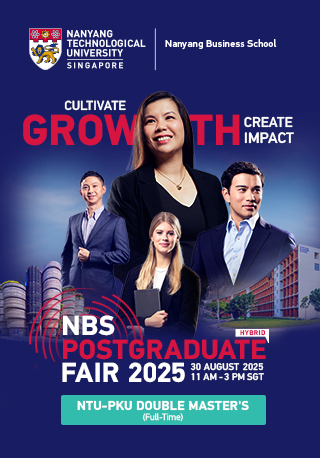 NBS Postgraduate Fair 2025 - NTU-PKU Double Master's Mobile Banner