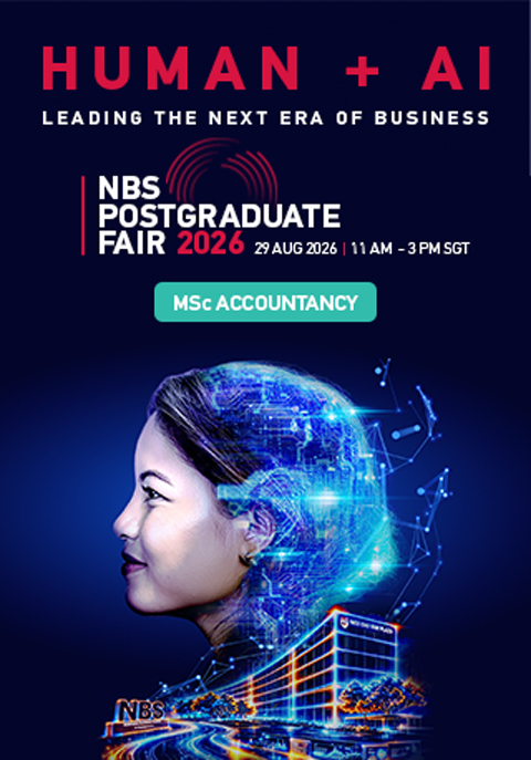 NBS Postgraduate Fair 2026 - MSc Accountancy Mobile Banner