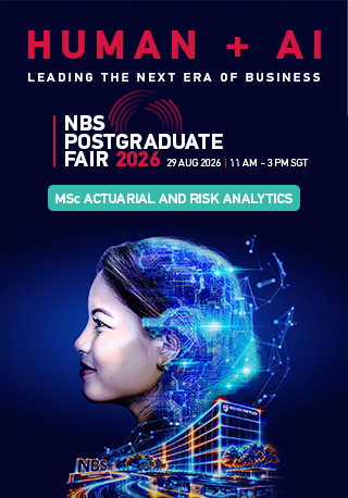 NBS Postgraduate Fair 2026 - MSc Actuarial and Risk Analytics Mobile Banner