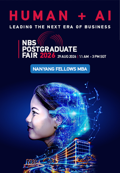 NBS Postgraduate Fair 2026 - Nanyang Fellows MBA Mobile Banner