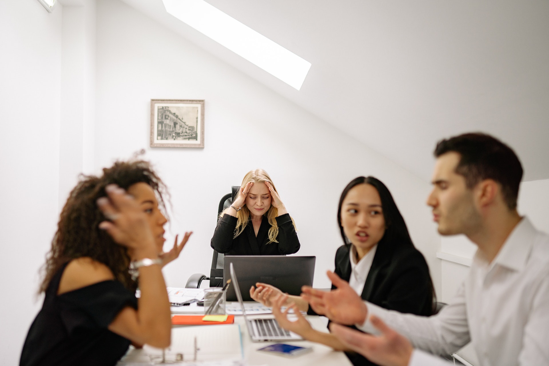 People having conflict while working