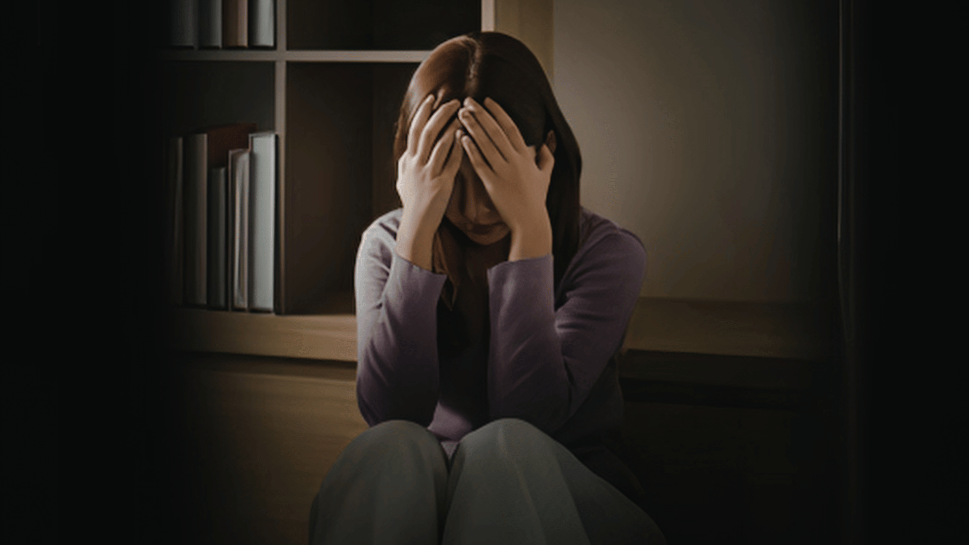 Young woman experiencing emotional distress