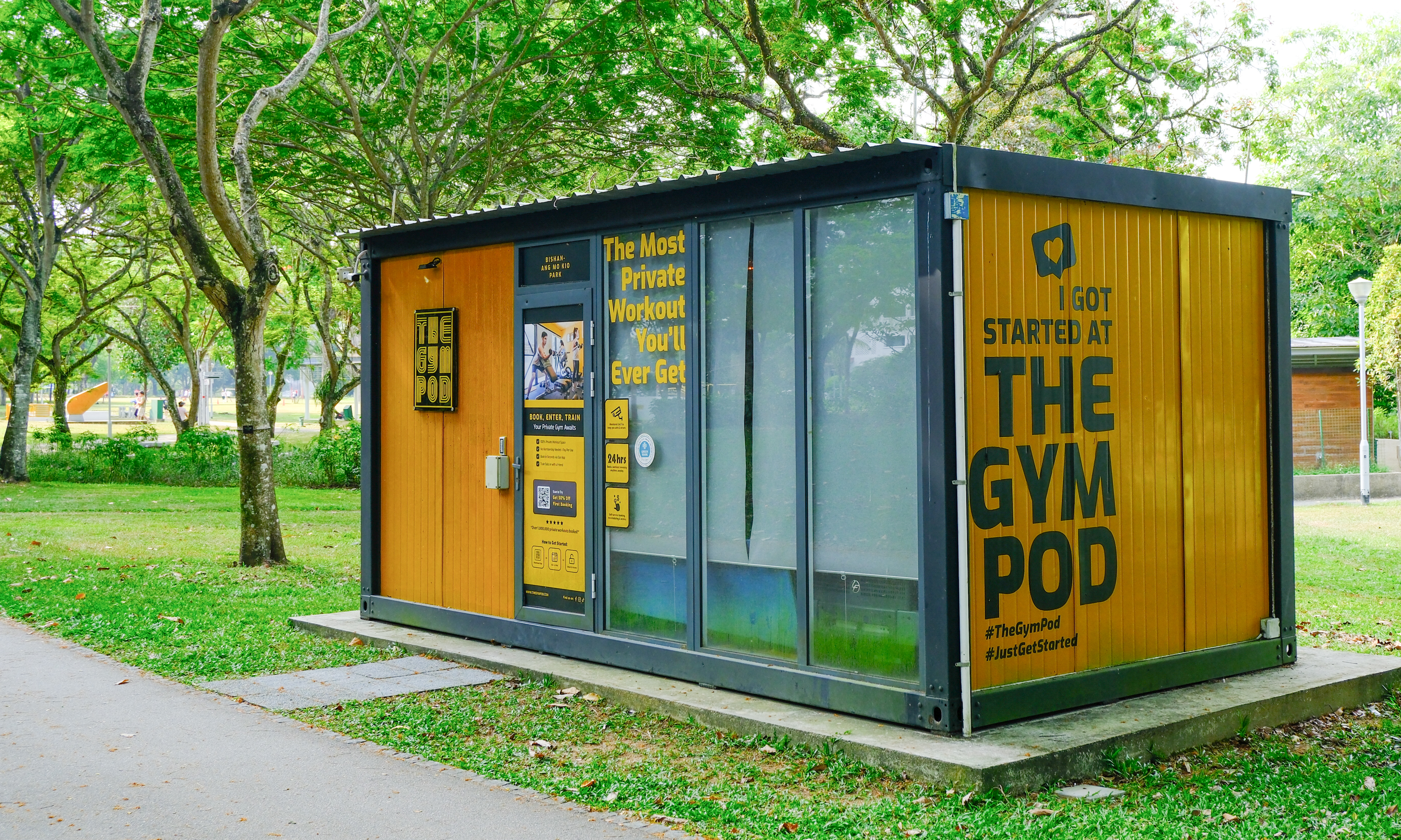 A mini gym in Singapore’s Bishan-Ang Mo Kio Park (NTU Singapore)