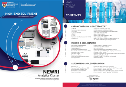 Analytics HE equipment catalog