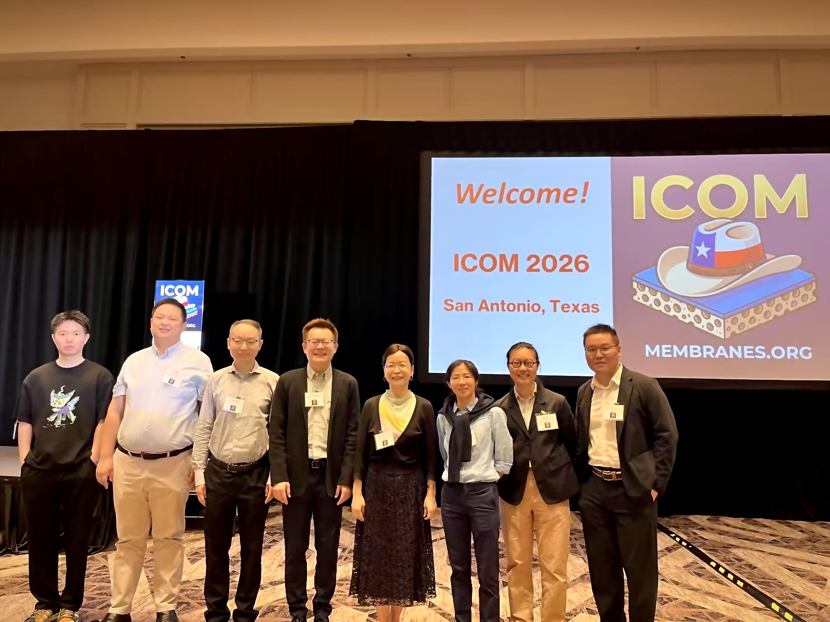 Asst Prof Ye & NTU colleagues attending ICOM 2026